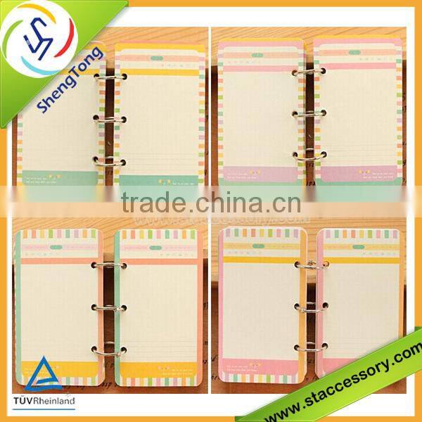 Korean style cute notebook wholesale /schoool /diary notebook customization