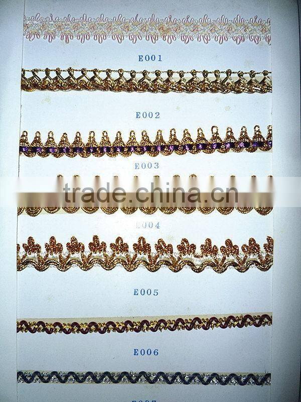 Best quality promotional white ribbon leather braided cord