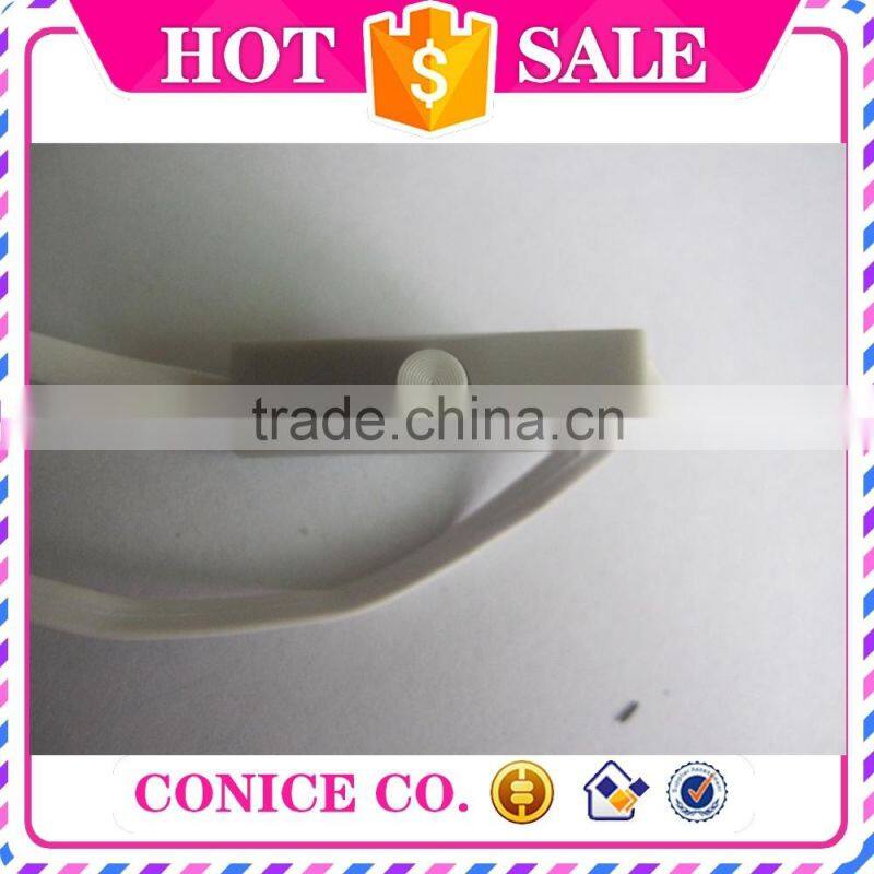 fancy quality white flat cable earbuds magic sound stereo in-ear earphone with mic