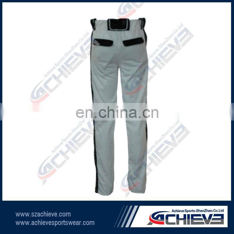 Hot sell sublimated printing youth baseball pants
