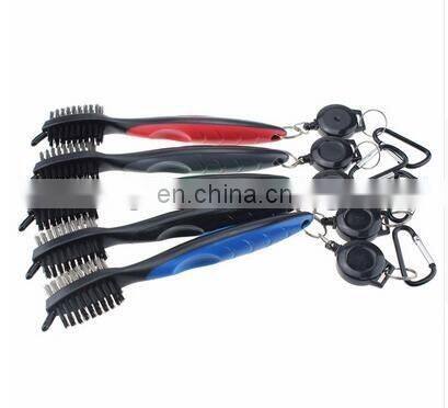 Novelty Golf Brush Clip Groove Ball Cleaner Cleaning Kit Tool