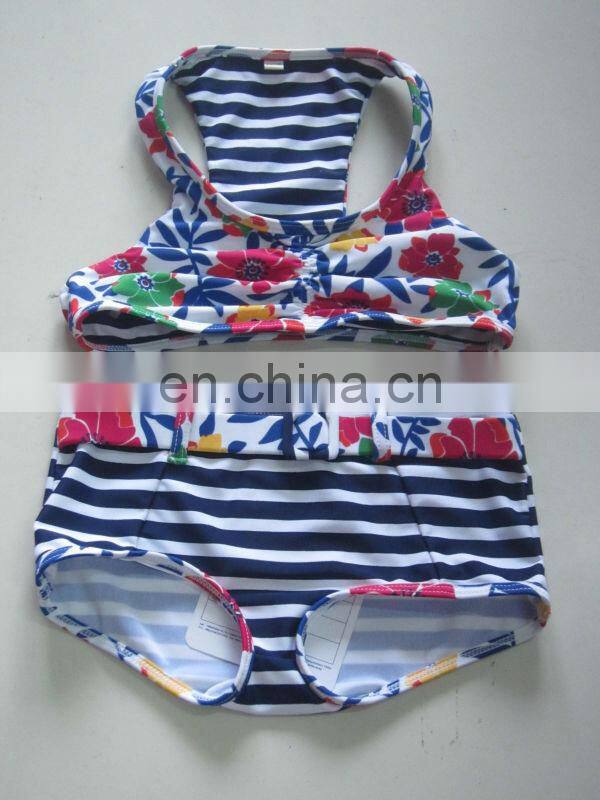 Fashionable nylon + COTTON Printed Kids Swimwear, Children's Swim Suit, Bikini Trade assurance supplier ( SL-YD001 )