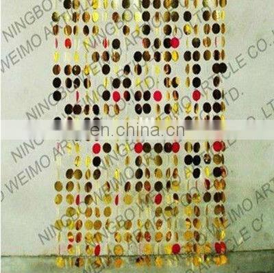 wavy sequin curtain room divider