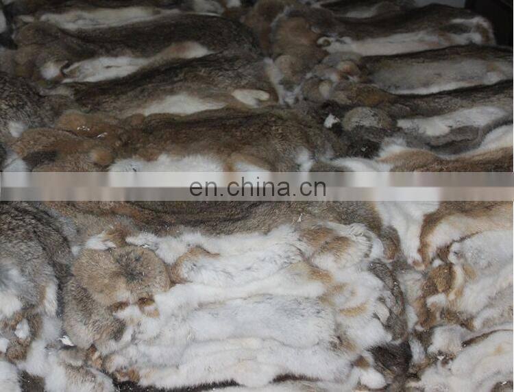 China Factory Price Real Rabbit Fur Skin Rabbit Fur Pelt for clothing