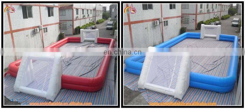 Cheap inflatable soccer game,inflatable soccer pitch,inflatable football area for sale