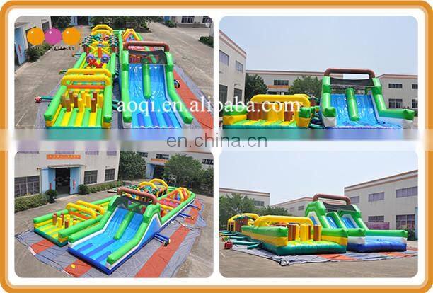 Obstacle Courses Type and PVC Material Inflatable Games for boot camp