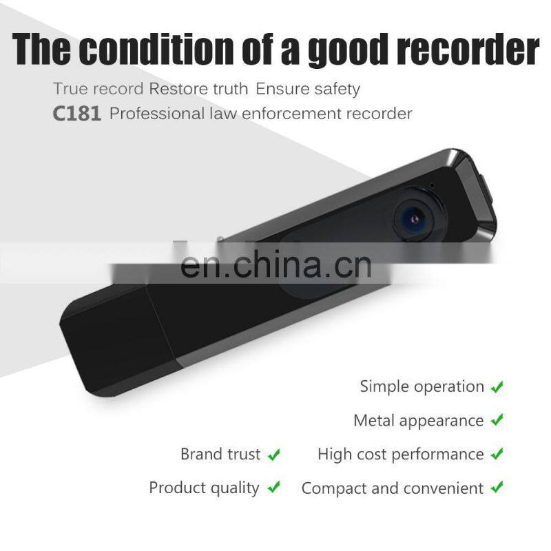 C181 IDV 1080P HD Audio Radio Video Recording Pen Intelligent Digital Voice Recorder with Camera USB Charging