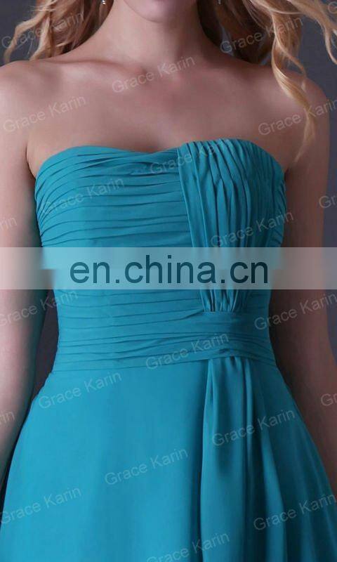 2015 Grace Karin New Women's Sexy Short Off-Shoulder Bridesmaid Dress CL3474