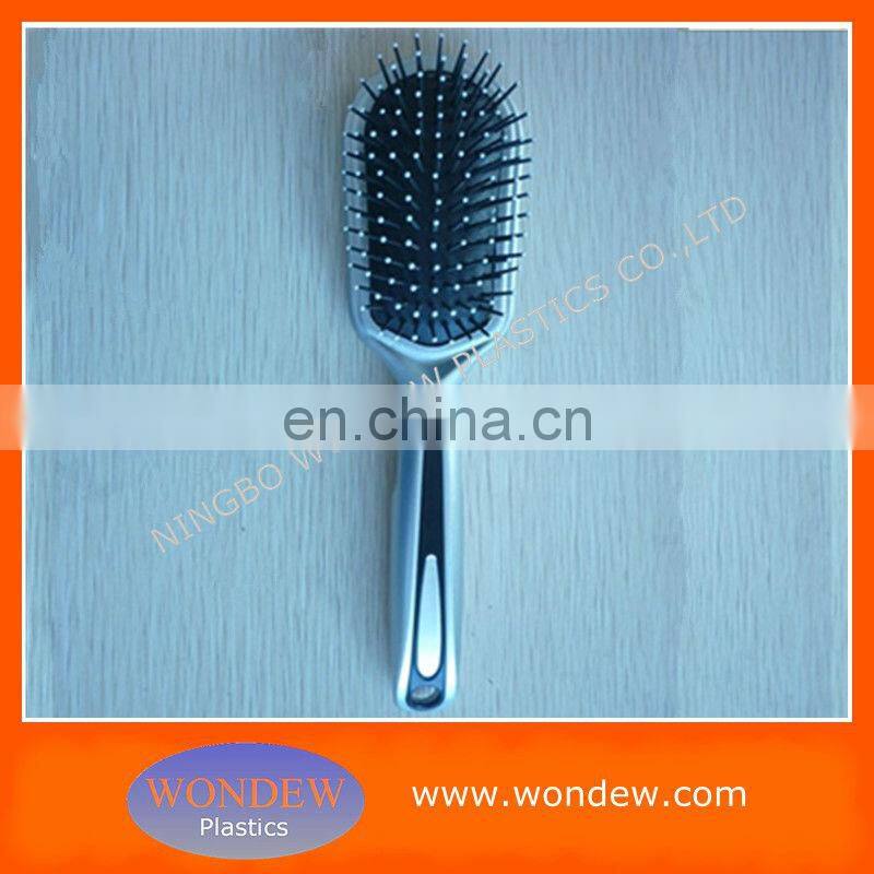 Plastic massage hairbrush