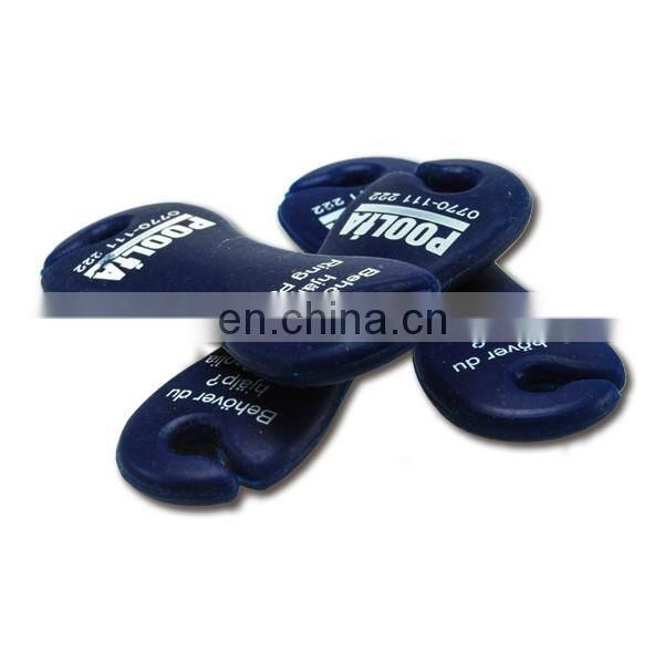 Open design silicone cable holder