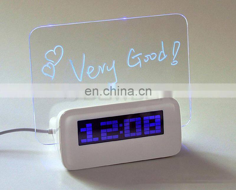 Desk Snooze Alarm Clock With LED Backlight