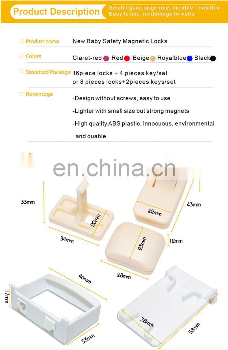 Toddler & Infant Protection - Safety lock for cabinets and drawers