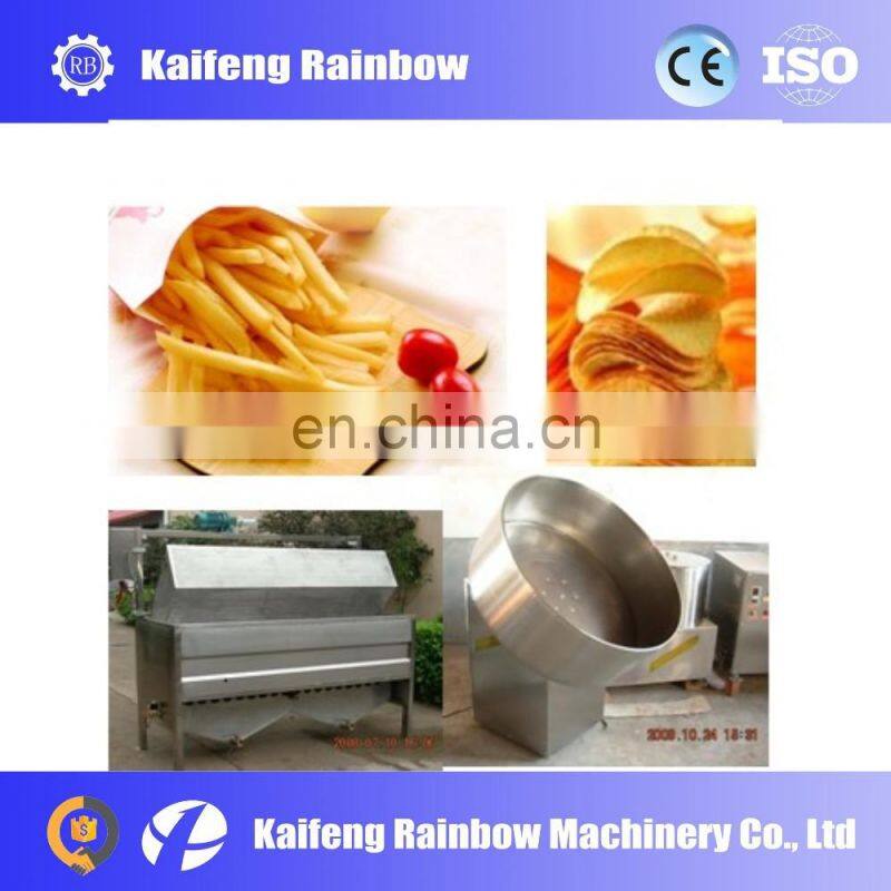 Automatic Electrical potato powder making compound potato chips frying machine potato chips making machine