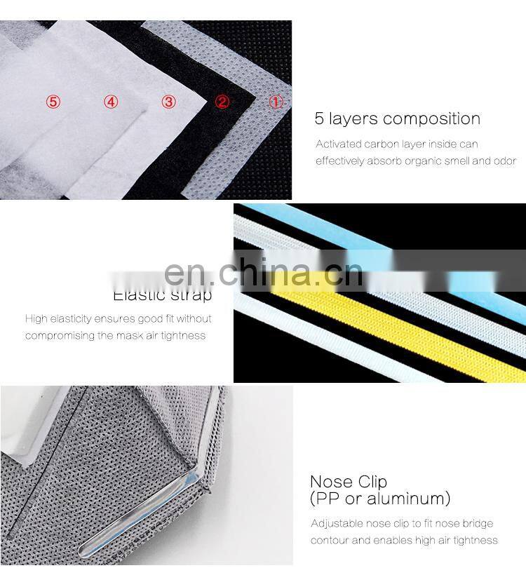 Stapled Elastic Headband Anti-vehicle Exhaust Mask Respirator