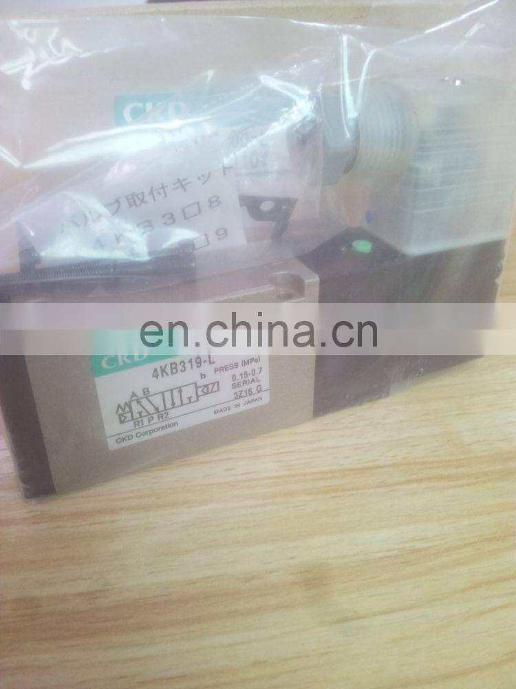 Japan original CKD pneumatic Solenoid valve 4KB319-00-L-AC110V