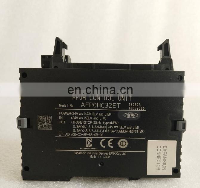 DC 24 V Brand New Panasonic PLC Controller AFP0HC32ET FPOH Series For Food Packing Machine