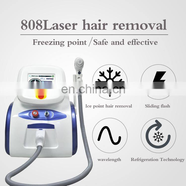 Mini 808NM Diode Lazer Hair Removal Machine Commercial Use