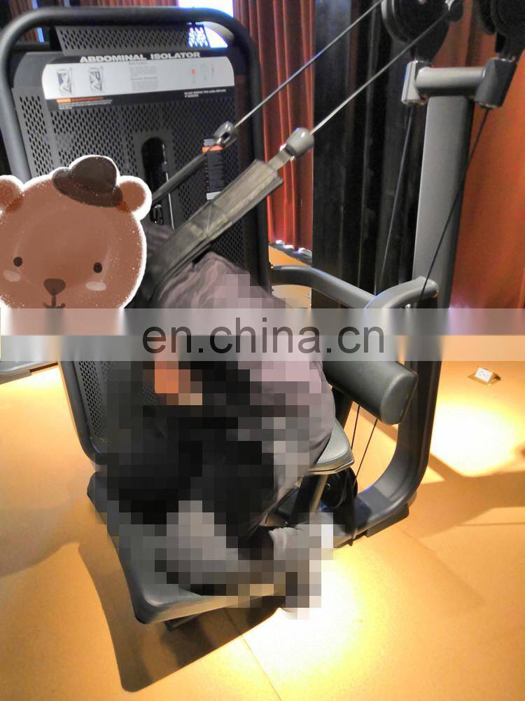 Good design high quality abdominal exercise gym fitness equipment commercial Abdominal Isolator machine for sale SES73