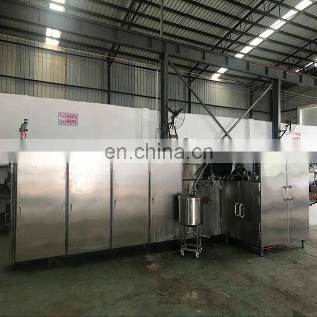 Industrial Full Automatic Cone Baking Production Line Rolled Biscuit Sugar Waffle Cone Maker Icecream Cone Machinery for Sale