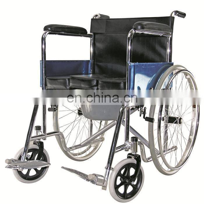 Hot sale Toilet wheel Chair Home Care indoor Disabled Shower Commode WheelChair