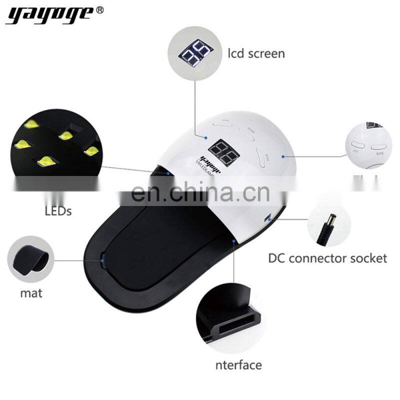 Fast Drying Uv Led Nail Lamp 64W 48W
