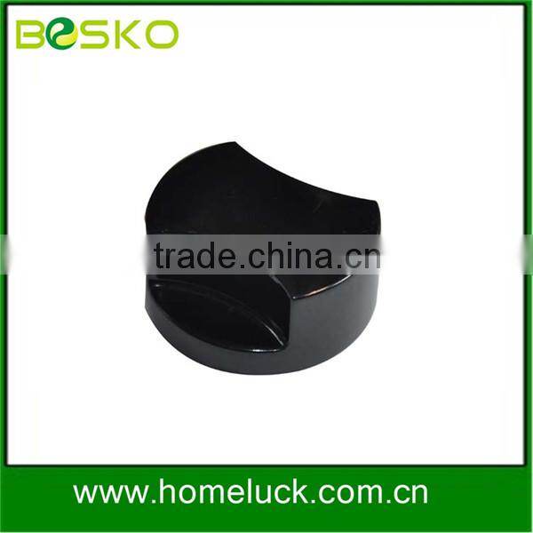 High quality black oxidation aluminium knurled knob manufacture