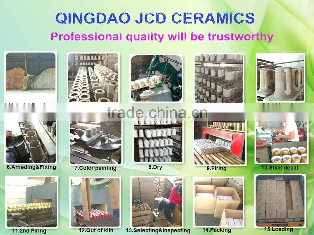 2015 high quality new Custom Logo Ceramic Pizza Plate