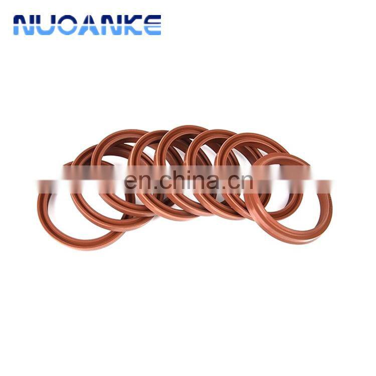 China Manufacturer Oil Cylinder Dust-Proof Oil Seal LBH Type Hydraulic Cylinder Wiper Seal Black FKM Hydraulic Pump Oil Seal