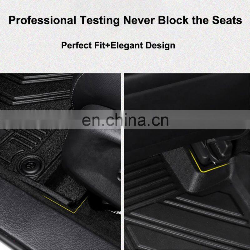 All Weather Car Mats Anti-Slip Car Floor Mats 3D Rubber Car Floor Protection Mat for COROLLA 2014