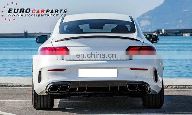 High quality rear diffuser with tips for C-CLASS w205 c63 2019~ back bumper diffuser