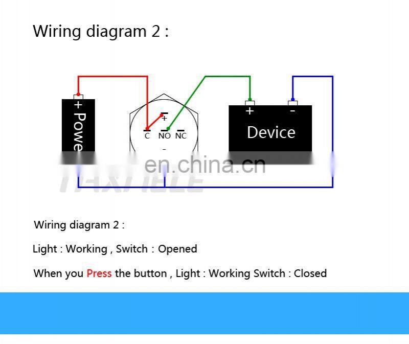 19mm Metal annular Push Button Switch 12V 24V 110V 220V LED Lamp Illumination Waterproof Momentary Latching Switch Ring Light