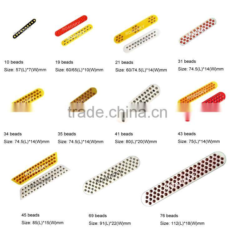 Visible Warning Anti-press Yellow Glass Reflector Road Marking