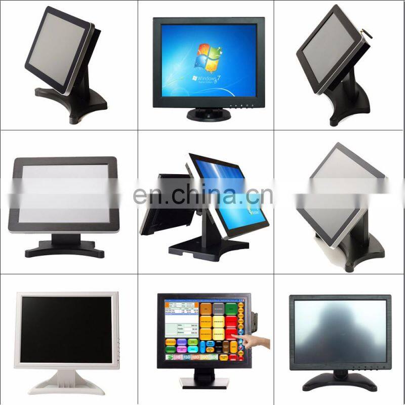 POS all in one window touch screen POS system/members card reader pos terminal/supermarket cash register