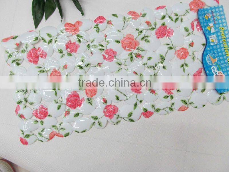 PVC printed bath mat (JK-6670)