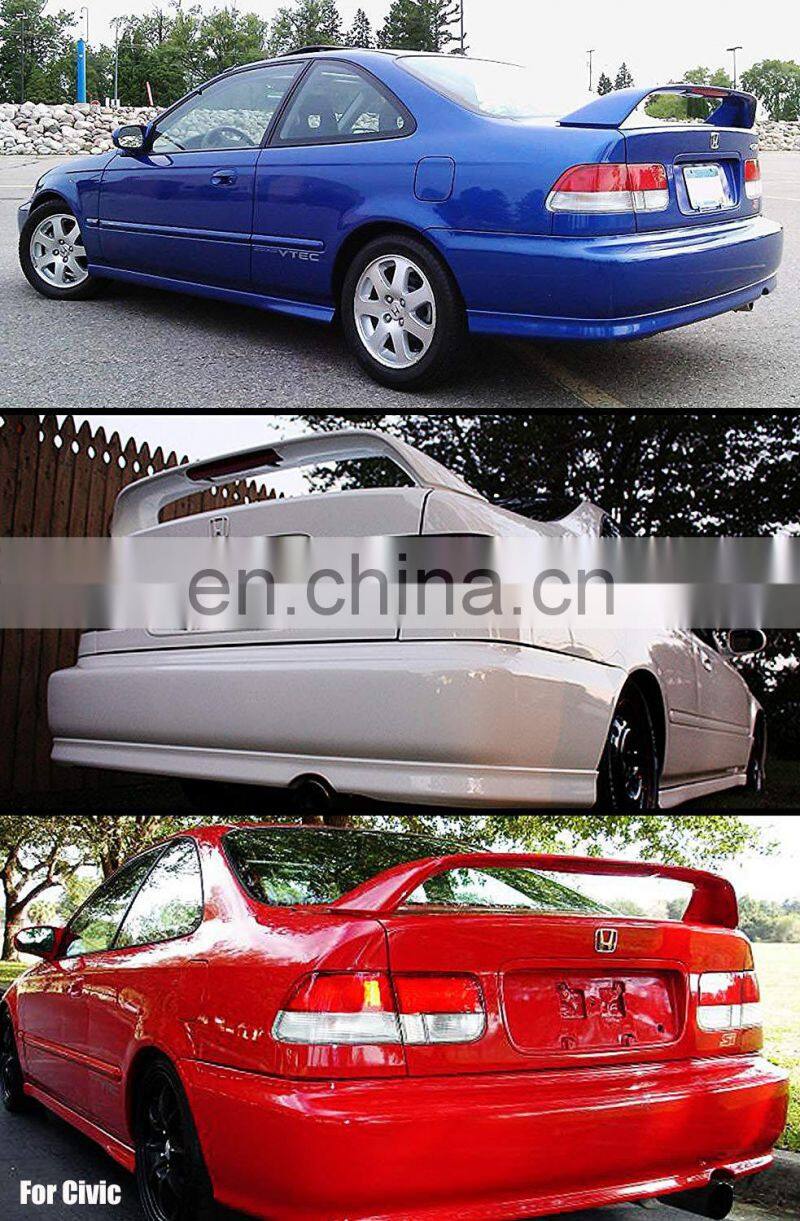 ABS Spoiler Wing with Light For 1996-2000 Rear Spoiler