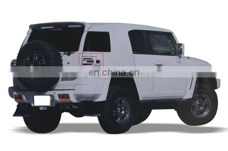 Various colors Headlamp Cover for FJ Cruiser 2007+ ABS car decoration front&rear light cover for FJ Cruiser