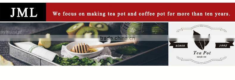 Glass Tea pot with various color to choose , Anti-slip design ,SS 304# tea filter