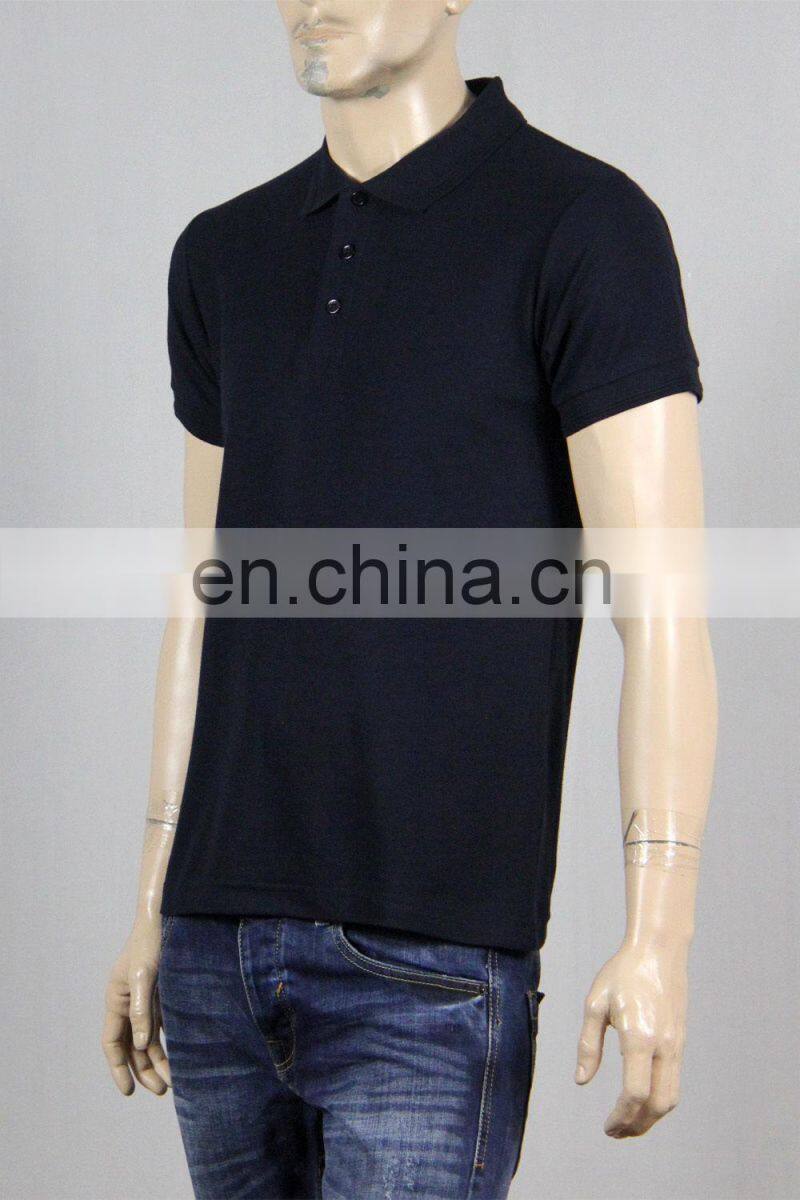 high quality latest design black polo shirt