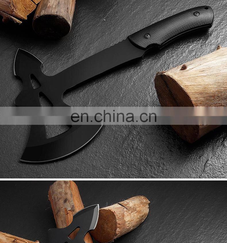 Outdoor survival multi-tool axe High hardness stainless steel battle axe rescue fire axe