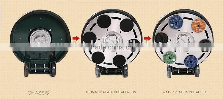 Universal polishing pads for marble grinding
