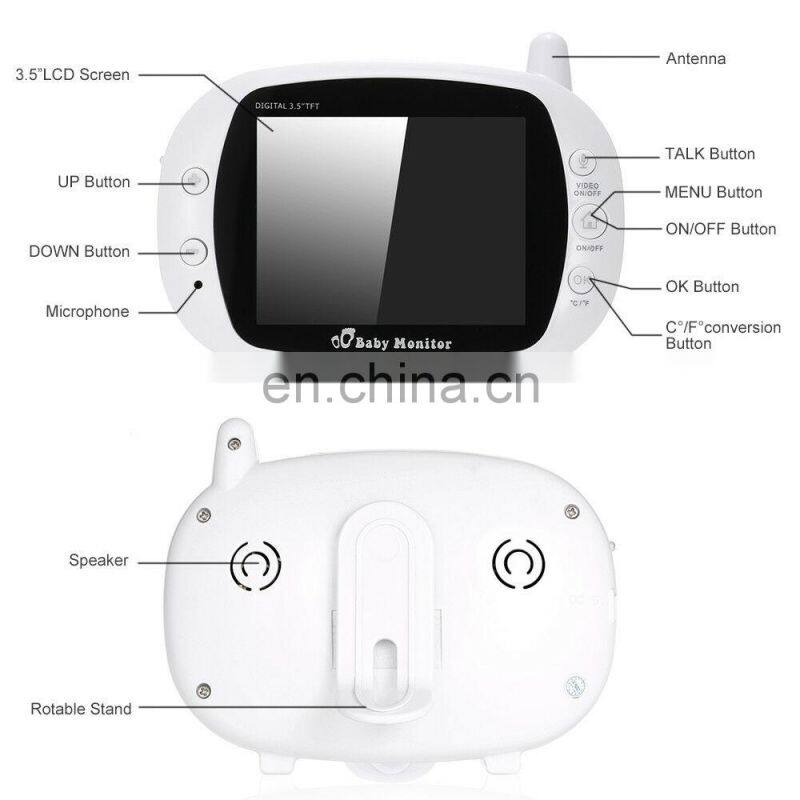 SP850 3.5 Inch Baby Care Device Night Vision Monitor Baby Care Device Baby Monitor