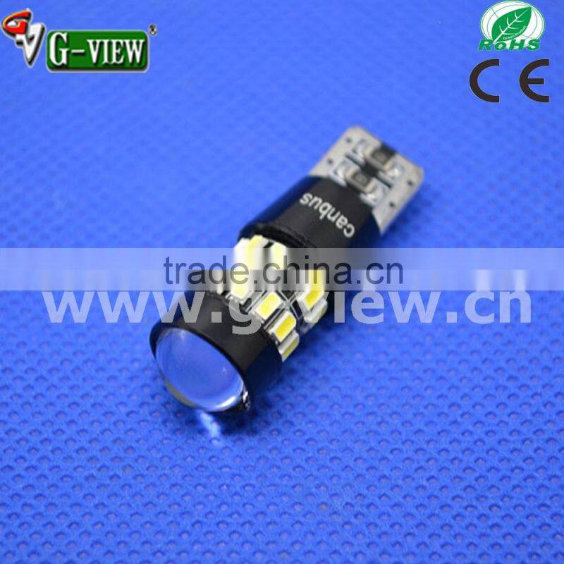 hotsale white error free interior lamp led light T10 30smd 3014 canbus car led light w5w 194 168