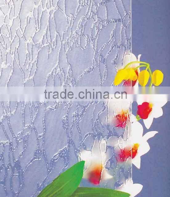 3mm 4mm 5mm obscure glass /Clear Nashiji Pattern Figured Glass Manufactory