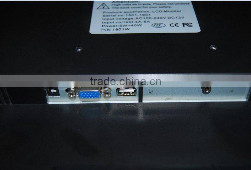 2013 Newest Design Desktop With VGA,17 Touch Screen Monitor