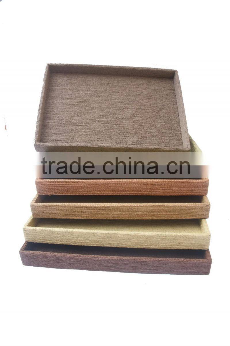 Chinese factory customized MDF jewellery stand/ custom wooden necklace display tray G-01