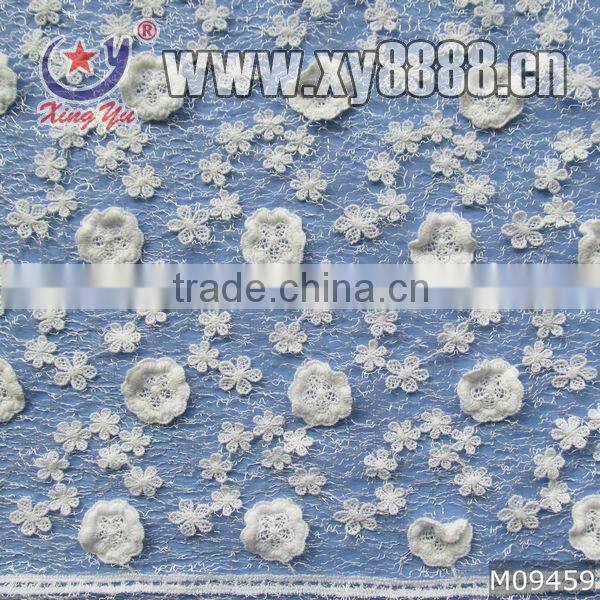 Embroidered Swiss Lace Fabric