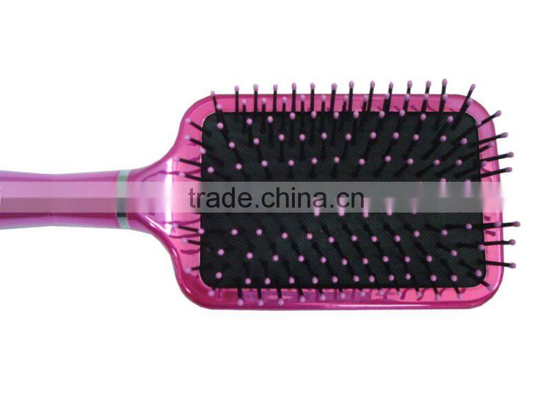 Popular and top selling cushion electroplate hair brush