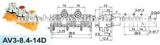 Universal female 3.5mm audio jack adapter