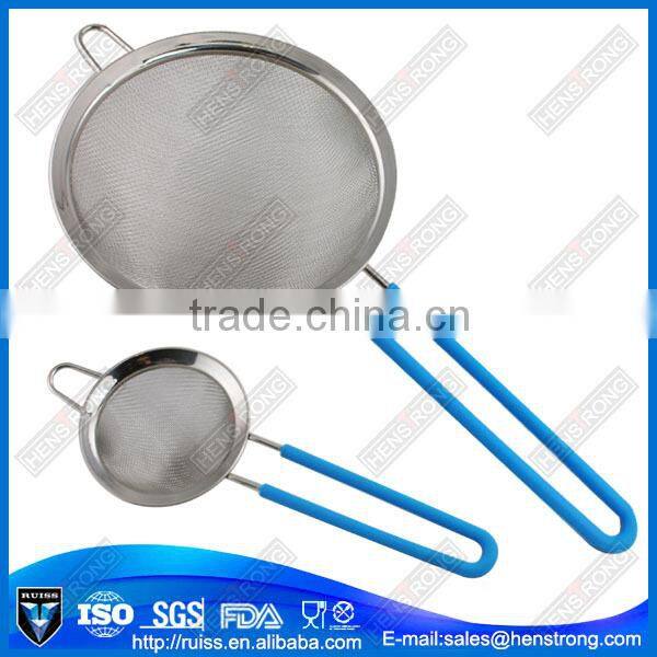 Different size 7cm--25cm diameter stainless steel skimmer ,strainer