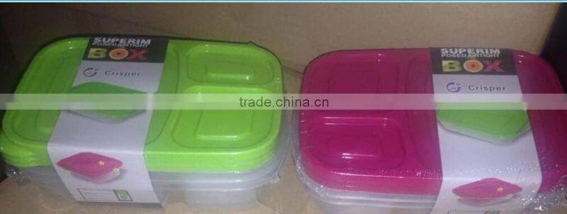 lunch box compartment/3-compartment bento lunch box containers/3 compartment lunch box